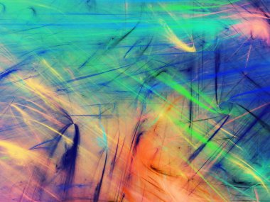 kaotik fraktal arka plan 3d render illüstrasyon soyut