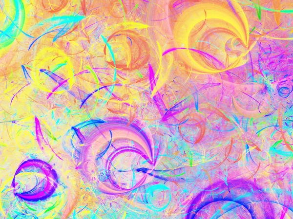 Fondo fractal abstracto púrpura 3d representación ilustración —  Fotos de Stock