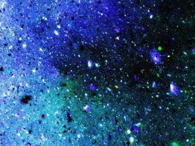 Mavi Soyut Fraktal arka plan 3d render illüstrasyon