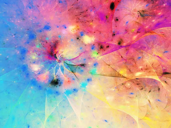Ουράνιο τόξο αφηρημένη fractal φόντο εικόνα απόδοση 3d — Φωτογραφία Αρχείου