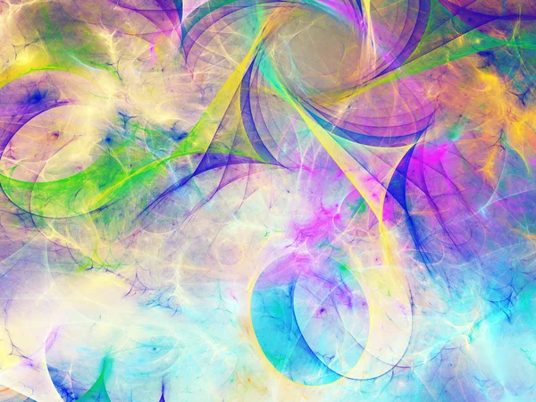 kaotik fraktal arka plan 3d render illüstrasyon soyut