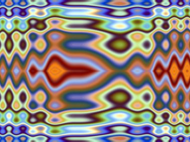 kaotik fraktal arka plan 3d render illüstrasyon soyut