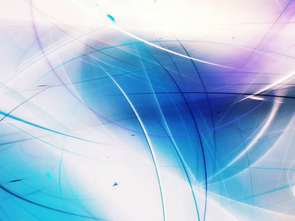 Синій абстрактний фрактальний фон 3d ілюстрація рендеринга — стокове фото
