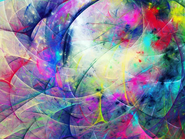 kaotik fraktal arka plan 3d render illüstrasyon soyut