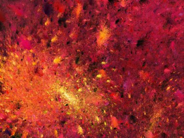 kırmızı soyut fraktal arkaplan 3d oluşturma