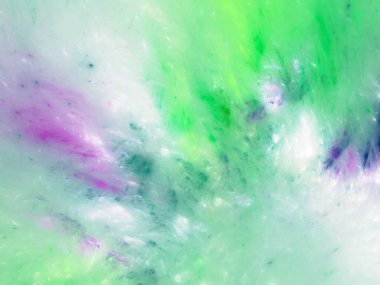 yeşil Soyut Fraktal arka plan 3d render