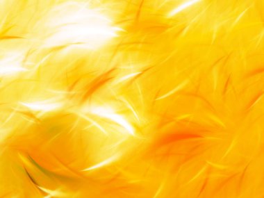 sarı soyut fraktal arkaplan 3d oluşturma