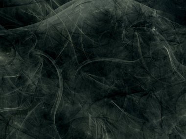 siyah ve beyaz soyut fraktal arkaplan 3d görüntüleme