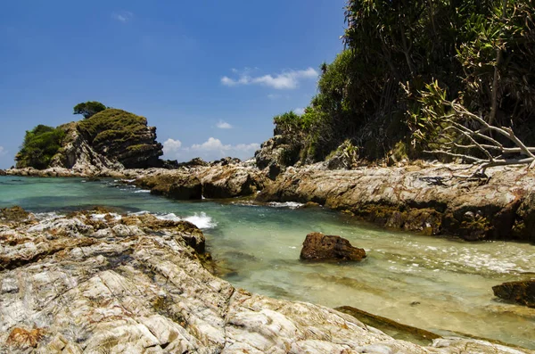 Belleza Oculta Isla Kapas Ubicada Terenganu Malasia Día Soleado Cielo — Foto de Stock