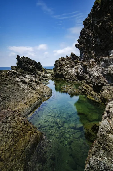 Incredibile Vista Sul Mare Dell Isola Kapas Sua Struttura Rocciosa — Foto Stock