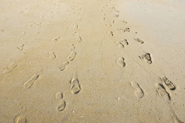 Mul Skriva Sandstranden — Stockfoto