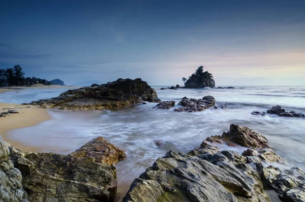 Concepto Viaje Ocio Hermoso Paisaje Con Vista Mar Sobre Impresionante — Foto de Stock