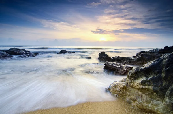 Concepto Viaje Ocio Hermoso Paisaje Con Vista Mar Sobre Impresionante — Foto de Stock