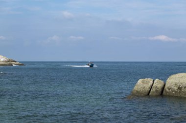 Plaj aktiviteleri ve Pangkor Malezya'da bulunan Island atlamalı Adası