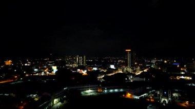 Ipoh, Malezya - 24 Eylül 2019, Ipoh City, Malezya 'nın Timelapse' i. 