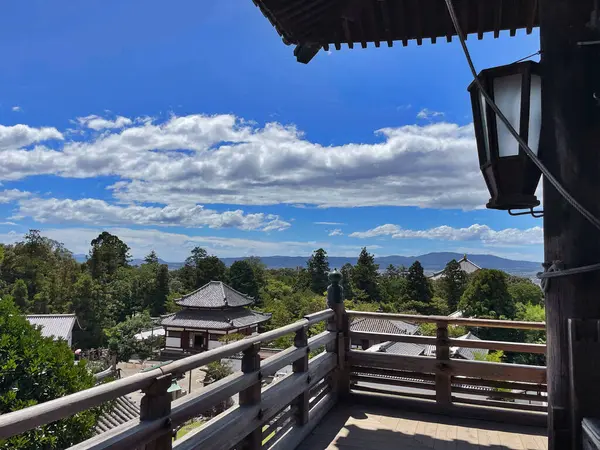 Oasi Culturale Giardini Giardini Del Tempio Nara Kyoto Giappone — Foto Stock