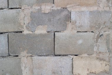 Beyaz tuğla duvar. Taş duvar dokusu. 