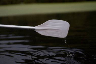 Suyun yüzeyinde kürek çek..