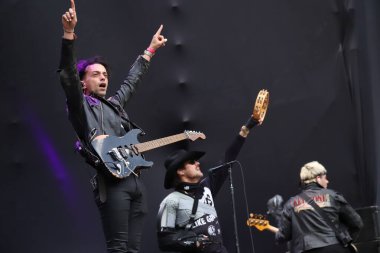 Sao Paulo (SP), Brezilya 03 / 02 / 2024 - Boys Like Girls tarafından düzenlenen ve 2005 yılı sonunda I Wanna Be Tour 'da sahne alan alternatif bir rock / pop rock grubudur. 