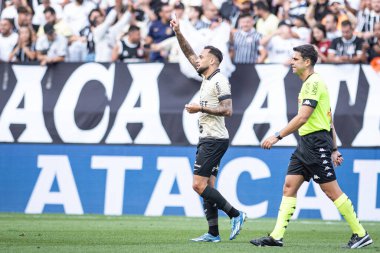Sao Paulo (SP), Brezilya 03 / 02 / 2024 - PAULISTAO vs CORINTHIANS Sao Paulo-SP, 2 Mart 2024 Cumartesi günü öğleden sonra. 