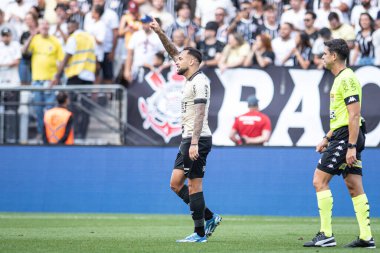 Sao Paulo (SP), Brezilya 03 / 02 / 2024 - PAULISTAO vs CORINTHIANS Sao Paulo-SP, 2 Mart 2024 Cumartesi günü öğleden sonra. 