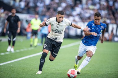Sao Paulo (SP), Brezilya 03 / 02 / 2024 - PAULISTAO vs CORINTHIANS Sao Paulo-SP, 2 Mart 2024 Cumartesi günü öğleden sonra. 