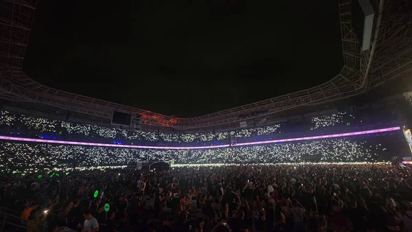 Sao Paulo Brasilien 2024 Show Von Banda Zero Auftritt Auf — Stockfoto