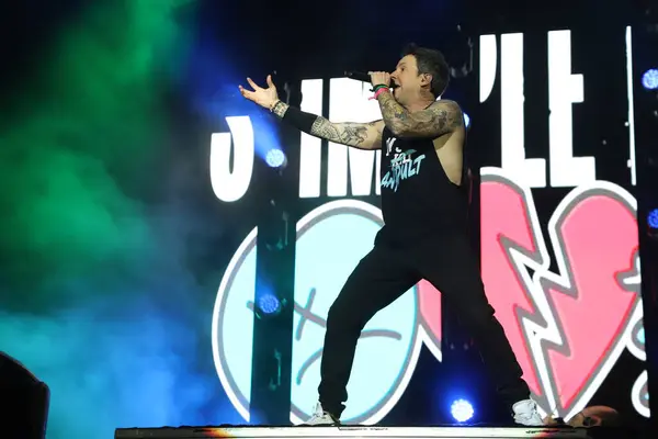 Sao Paulo Brasile 2024 Show Simple Plan Gruppo Rock Canadese — Foto Stock