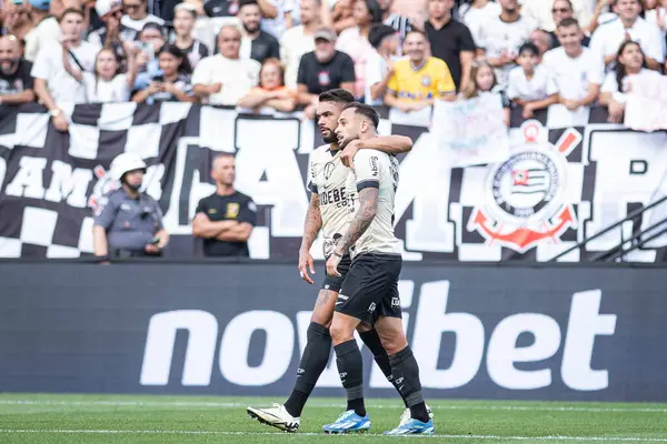 Sao Paulo Brasilien 2024 Paulistao Corinthians Sao Paulo Nachmittag Dieses — Stockfoto