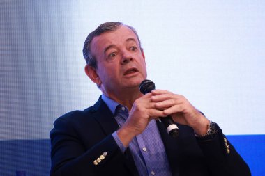 Sao Paulo (SP), Brezilya 09 / 03 / 2025 - Toplu taşıma sisteminin imtiyaz açık artırması B3 ve Franca belediyesinde, Brezilya Borsası 'nın (B3) genel merkezinde (marcelo estevao / theenews2)