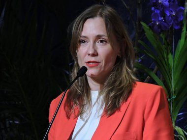 Sao Paulo (SP), Brezilya 09 / 04 / 2025 - 6 Eylül Cumartesi günü halka açılan Ibirapuera Bienal Pavilion 'da 36. Sao Paulo Sanat Bienalinin açılışı (leandro chemalle / theenews2)