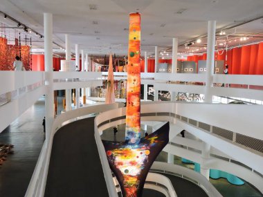 Sao Paulo (SP), Brezilya 09 / 04 / 2025 - Ibirapuera Bienali Pavyonu 'ndaki 36. Sao Paulo Sanat Bienali' nde 6 Eylül 2025 ve 11 Ocak 2026 tarihleri arasında sergilenecek (leandro chemalle / thenews2))