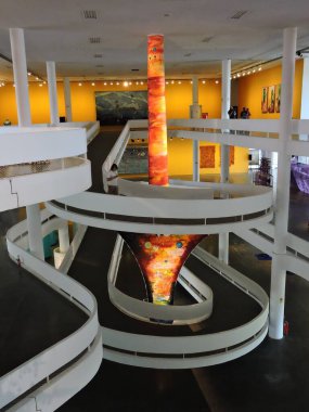 Sao Paulo (SP), Brezilya 09 / 04 / 2025 - Ibirapuera Bienali Pavyonu 'ndaki 36. Sao Paulo Sanat Bienali' nde 6 Eylül 2025 ve 11 Ocak 2026 tarihleri arasında sergilenecek (leandro chemalle / thenews2))