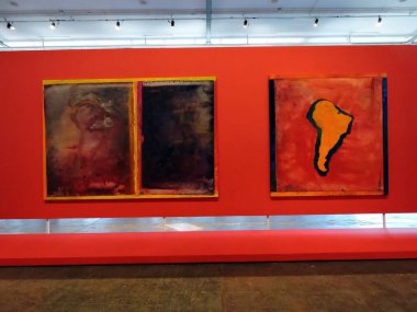 Sao Paulo (SP), Brezilya 09 / 04 / 2025 - Ibirapuera Bienali Pavyonu 'ndaki 36. Sao Paulo Sanat Bienali' nde 6 Eylül 2025 ve 11 Ocak 2026 tarihleri arasında sergilenecek (leandro chemalle / thenews2))