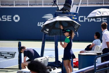 Sam Shnowske, Thalita Rodrigues 'e karşı 1. rauntta açık tenis 2025' te. 4 Eylül 2025, New York, ABD (niyi fote / theenews2)