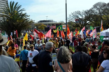 Porto Alegre (RS), 7 Eylül, 2025 Cities / Cry of the Exdiscded - 31. Harici Ağlama bu Pazar Rio Grande do Sul 'un başkentinde gerçekleşti. Etkinlik sosyal hareketleri, sendikaları bir araya getirdi. (Viyolonsel Oliver\ yeni2)  