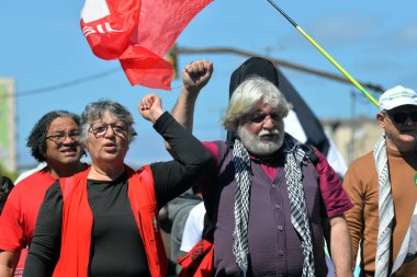 Porto Alegre (RS), 7 Eylül, 2025 Cities / Cry of the Exdiscded - 31. Harici Ağlama bu Pazar Rio Grande do Sul 'un başkentinde gerçekleşti. Etkinlik sosyal hareketleri, sendikaları bir araya getirdi. (Viyolonsel Oliver\ yeni2)  