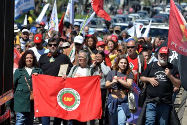 Porto Alegre (RS), 7 Eylül, 2025 Cities / Cry of the Exdiscded - 31. Harici Ağlama bu Pazar Rio Grande do Sul 'un başkentinde gerçekleşti. Etkinlik sosyal hareketleri, sendikaları bir araya getirdi. (Viyolonsel Oliver\ yeni2)  