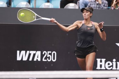 Sao Paulo (SP), 6 Eylül 2025 - Brezilya 'lı Ana Cruz ile Fransız Yasmine Mansouri arasındaki maç, Sao Paulo' daki SP Açık 'ta, 6-14 Eylül tarihleri arasında Villa-Lobos Park' ta gerçekleşti. (leco viana\ yeni2))    