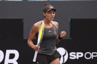 Sao Paulo (SP), 6 Eylül 2025 - Brezilya 'lı Ana Cruz ile Fransız Yasmine Mansouri arasındaki maç, Sao Paulo' daki SP Açık 'ta, 6-14 Eylül tarihleri arasında Villa-Lobos Park' ta gerçekleşti. (leco viana\ yeni2))    