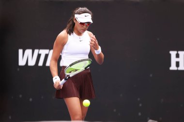 Sao Paulo (SP), 09 / 06 / 2025 - 6-14 Eylül tarihleri arasında Villa-Lobos Park 'ta gerçekleşen Sao Paulo' daki SP Open 'da Meksikalı Victoria Rodriguez ile Amerikalı Harley Giavara arasındaki maç. (leco viana\ yeni2))    