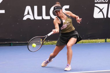 Sao Paulo (SP), 09 / 06 / 2025 - İspanyol oyuncu Alicia Herrero Linana ile Yunan oyuncu Valentina Grammatikopoulou arasında Sao Paulo 'daki SP Açık' ta oynanan karşılaşma. (leco viana\ yeni2))  