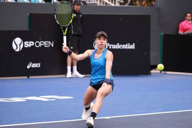 Sao Paulo (SP), 6 Eylül 2025 - Brezilyalı Grana Pedretti ile Arjantinli Victoria Bosio arasındaki maç, Sao Paulo 'daki SP Açık' ta, 6-14 Eylül tarihleri arasında Villa-Lobos Park 'ta gerçekleşmiştir. (leco viana\ yeni2)) 