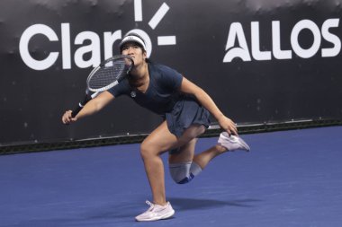 Sao Paulo (SP), 6 Eylül 2025 - Dutchwoman Lian Tran ve Bolivian Noelia Zeballos arasındaki maç, Sao Paulo 'daki SP Açık' ta, 6-14 Eylül tarihleri arasında Villa-Lobos Park 'ta gerçekleşmiştir. (leco viana\ yeni2))   