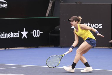 Sao Paulo (SP), 09 / 07 / 2025 - 6-14 Eylül tarihleri arasında Villa-Lobos Park 'ta gerçekleşen Sao Paulo' daki SP Açık 'ta Yasmine Mansouri (FRA) ile Thaisa Grana Pedretti arasındaki maç. (leco viana\ yeni2))  