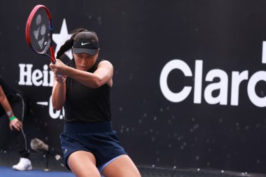 Sao Paulo (SP), 09 / 07 / 2025 - Sao Paulo 'daki SP Açık' ta Victoria Hu (ABD) ile Victoria Rodriguez (MEX) arasında oynanan karşılaşma, 6-14 Eylül tarihleri arasında Villa-Lobos Park 'ta oynanacak. (leco viana\ yeni2))  