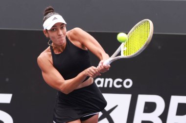 Sao Paulo (SP), 09 / 07 / 2025 - Sao Paulo 'daki SP Açık' ta Victoria Hu (ABD) ile Victoria Rodriguez (MEX) arasında oynanan karşılaşma, 6-14 Eylül tarihleri arasında Villa-Lobos Park 'ta oynanacak. (leco viana\ yeni2))  