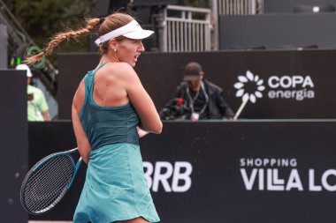 Sao Paulo (SP), 09 / 07 / 2025 - Sao Paulo 'daki SP Açık' ta Lian Tran (Ned) ve Miriana Tona (Ita) arasında oynanan karşılaşma, 6-14 Eylül tarihleri arasında Villa-Lobos Park 'ta gerçekleşti. (leco viana\ yeni2))  