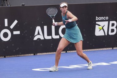 Sao Paulo (SP), 09 / 07 / 2025 - Sao Paulo 'daki SP Açık' ta Lian Tran (Ned) ve Miriana Tona (Ita) arasında oynanan karşılaşma, 6-14 Eylül tarihleri arasında Villa-Lobos Park 'ta gerçekleşti. (leco viana\ yeni2))  