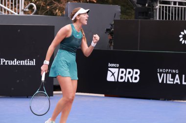 Sao Paulo (SP), 09 / 07 / 2025 - Sao Paulo 'daki SP Açık' ta Lian Tran (Ned) ve Miriana Tona (Ita) arasında oynanan karşılaşma, 6-14 Eylül tarihleri arasında Villa-Lobos Park 'ta gerçekleşti. (leco viana\ yeni2))  